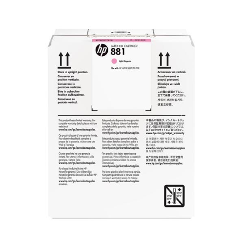 HP INC HP 881 5-LTR LT MAG LATEX INKCARTR.